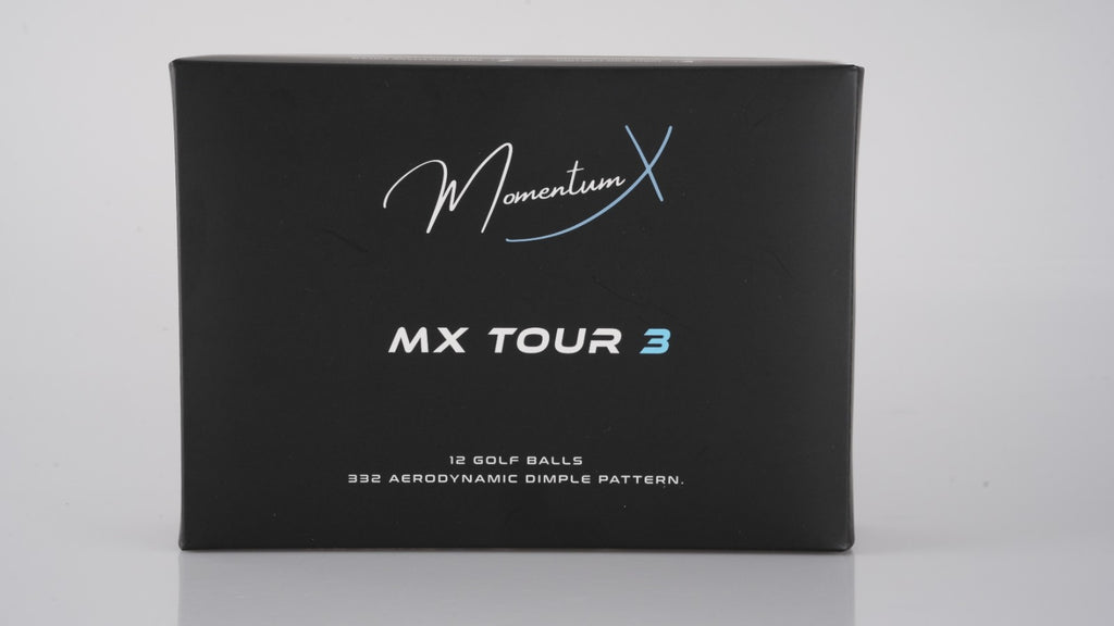 MomentumX MX Tour 3 – Premium 3-Piece Golf Balls (12 Pack)